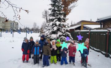 Zimowe zabawy na śniegu